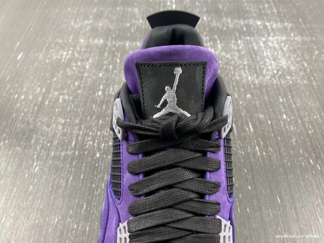 Cheap 4 Air x Travis Suede Scott Purple Jordan 0703
